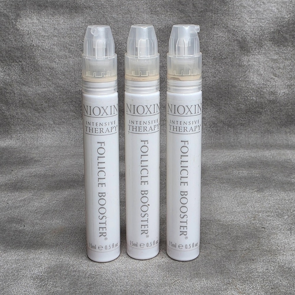 (X3) Nioxin Intensive Therapy Follicle Booster .5 fl oz Travel Size Minis